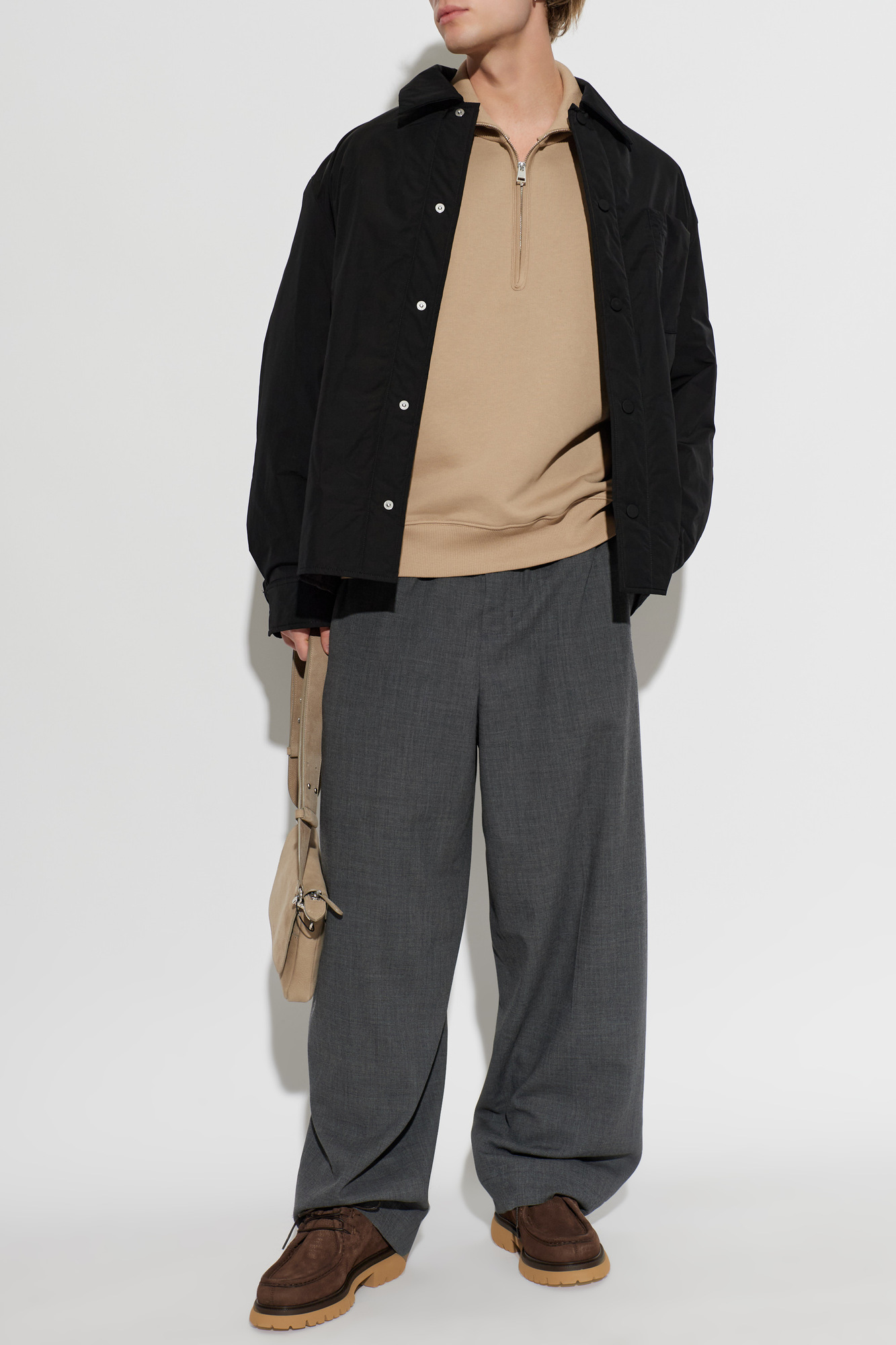 【ゆう】Ami Alexandre Mattiussi コート&Gジャン Black Jacket with pocket Ami Alexandre Mattiussi - Vitkac AS